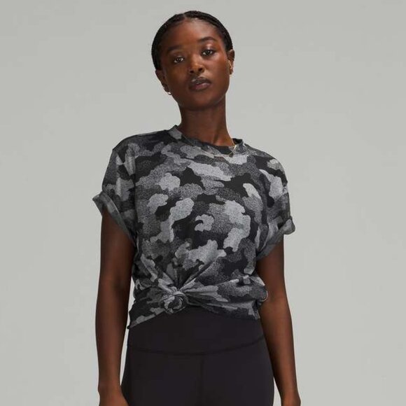 lululemon athletica Tops - Lululemon Women's All Yours Short Sleeve Training Tee - Black